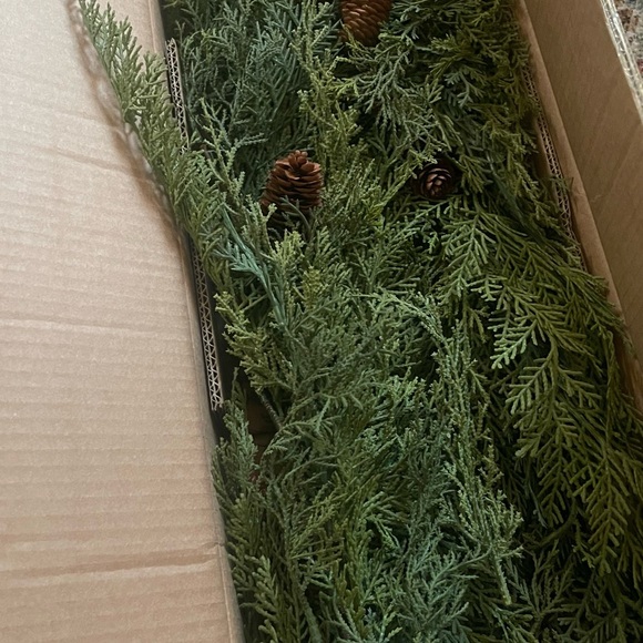 Hearth & Hand with Magnolia 11’ Cedar with Pinecones Artificial Garland - Picture 5 of 5